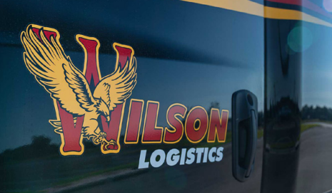 Wilson Logistic's truck logo