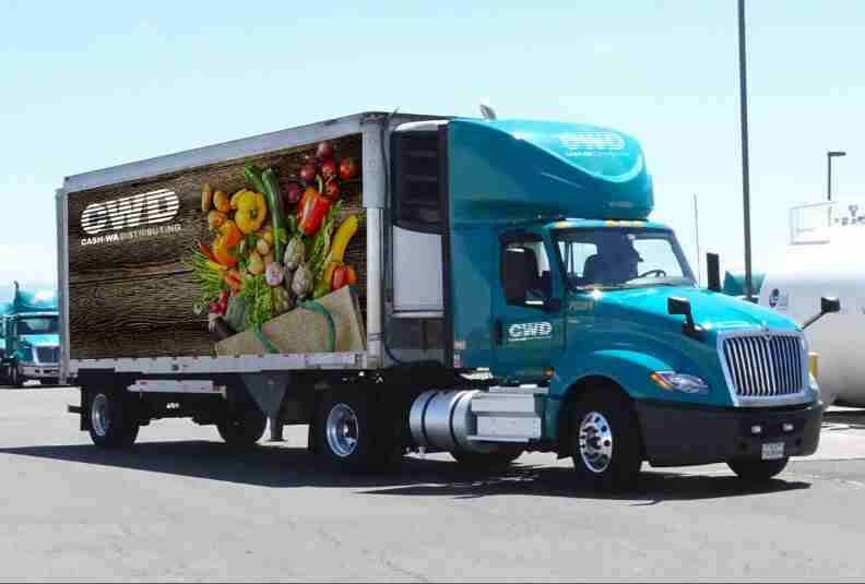 Cash Wa Distributing truck