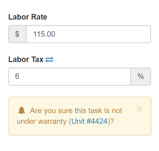 Warranty Management Software Screenshot